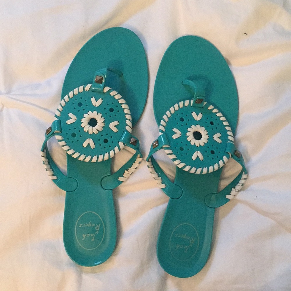 jack rogers georgica jelly sandal size 10
